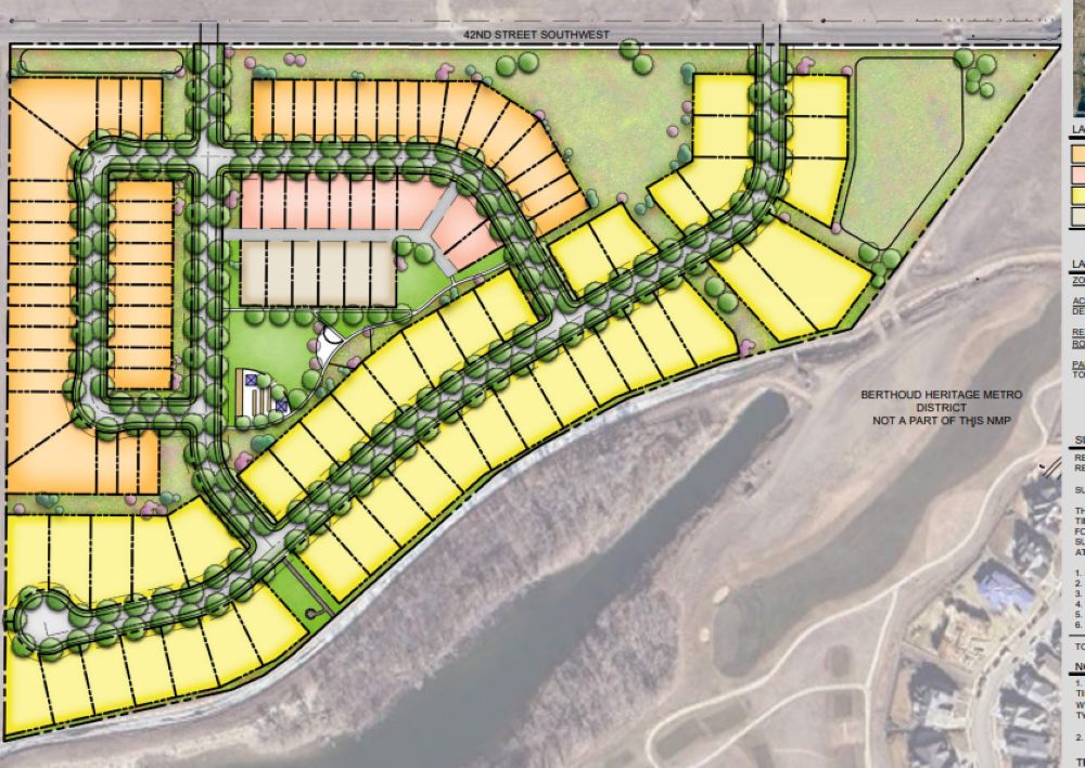Heron Lakes site plan