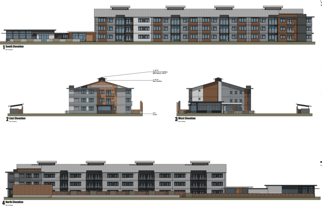artist rendering of Phoenix Rising apartments