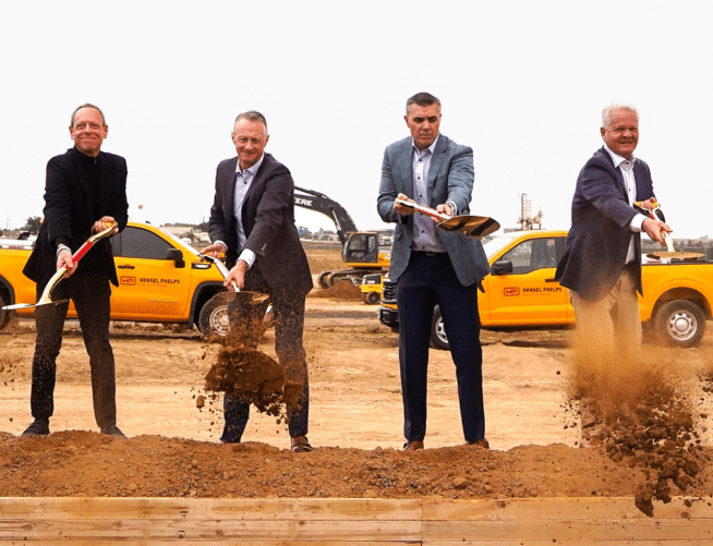 Hensel Phelps Construction Co. celebrated a groundbreaking for the firm’s new Loveland headquarters in late September.